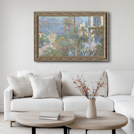 Villas at Bordighera By Claude Monet