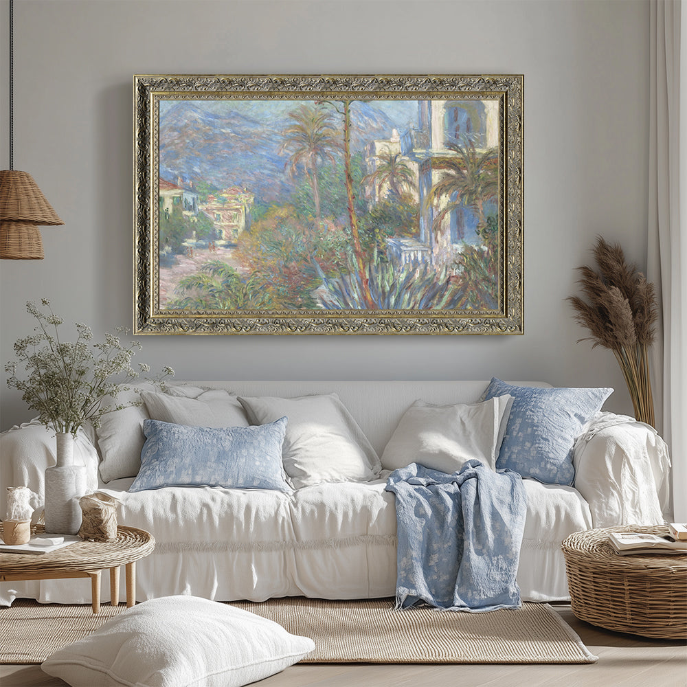 Villas at Bordighera By Claude Monet