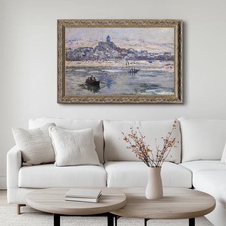 Vétheuil in Winter By Claude Monet