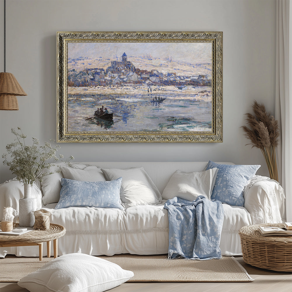 Vétheuil in Winter By Claude Monet