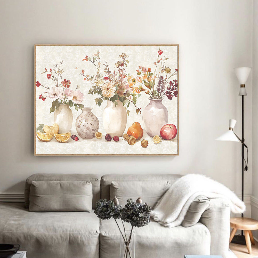 Floral Still Life Canvas Wall Art