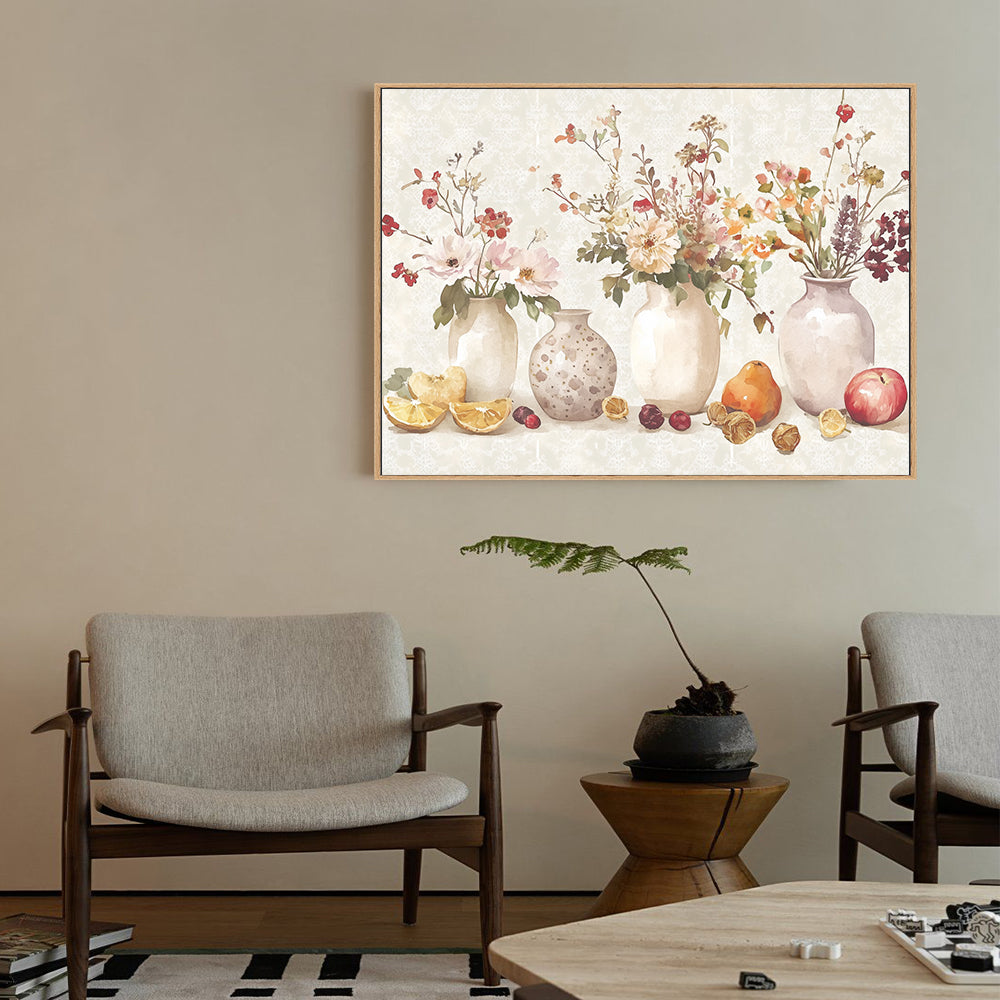 Floral Still Life Canvas Wall Art