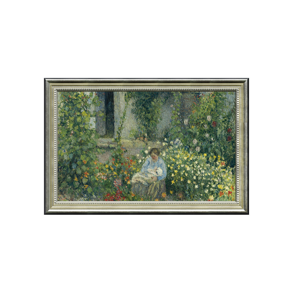 Woman In The Garden By Camille Pissarro