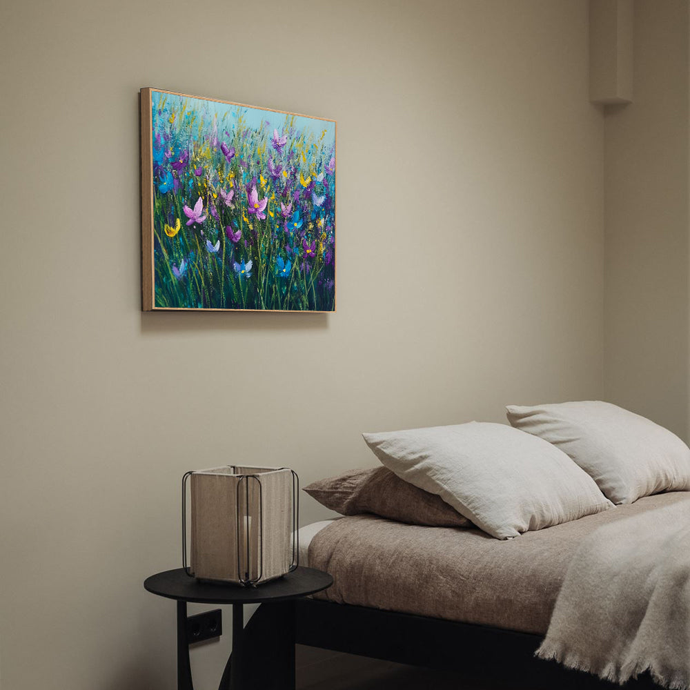 Blooming Meadow Floral Canvas Wall Art