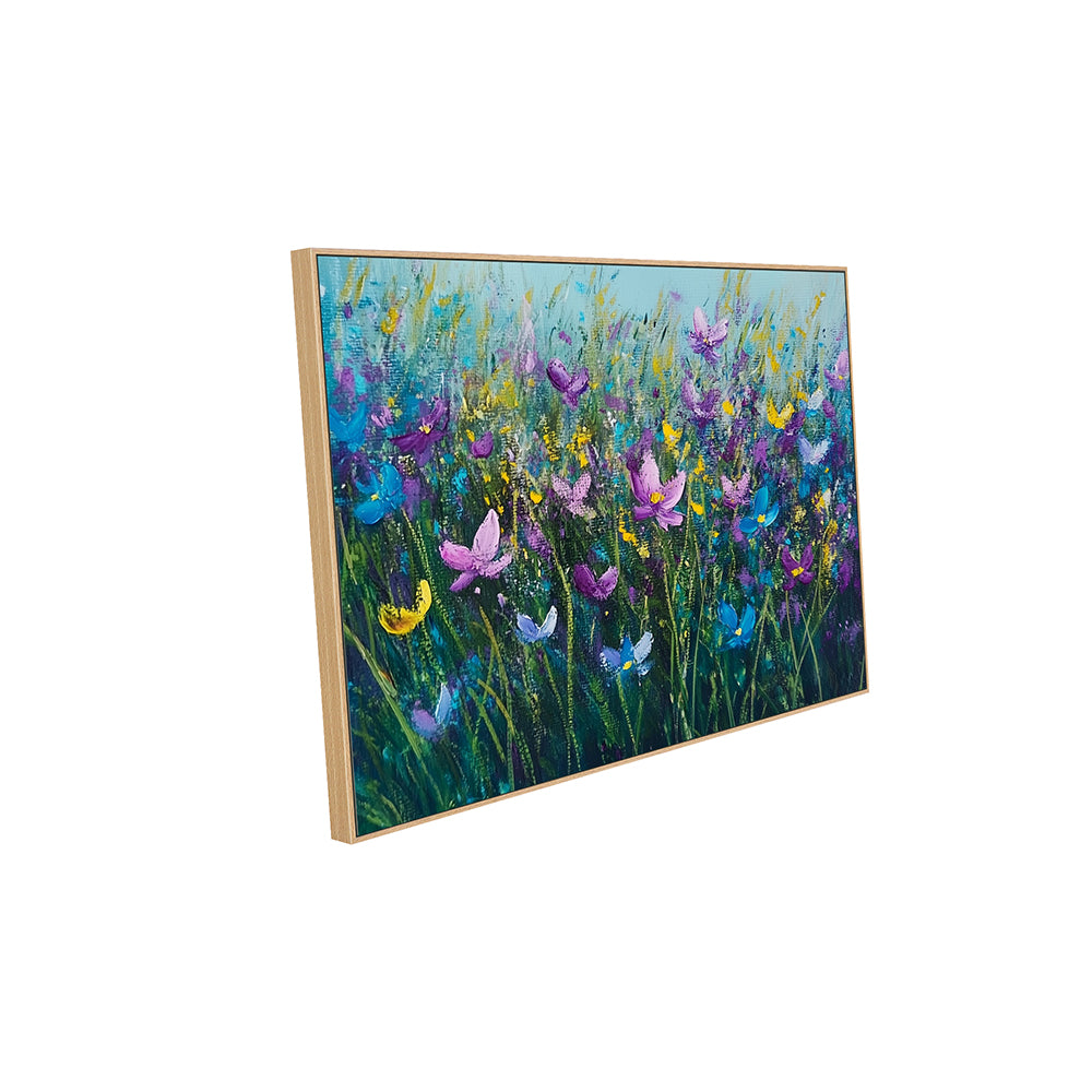 Blooming Meadow Floral Canvas Wall Art