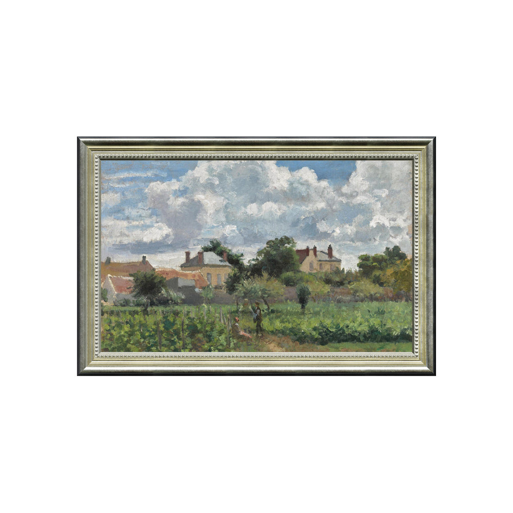 The Vineyard At Eragny By Camille Pissarro