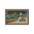 "Jeune fille dans le jardin de Giverny" By Claude Monet
