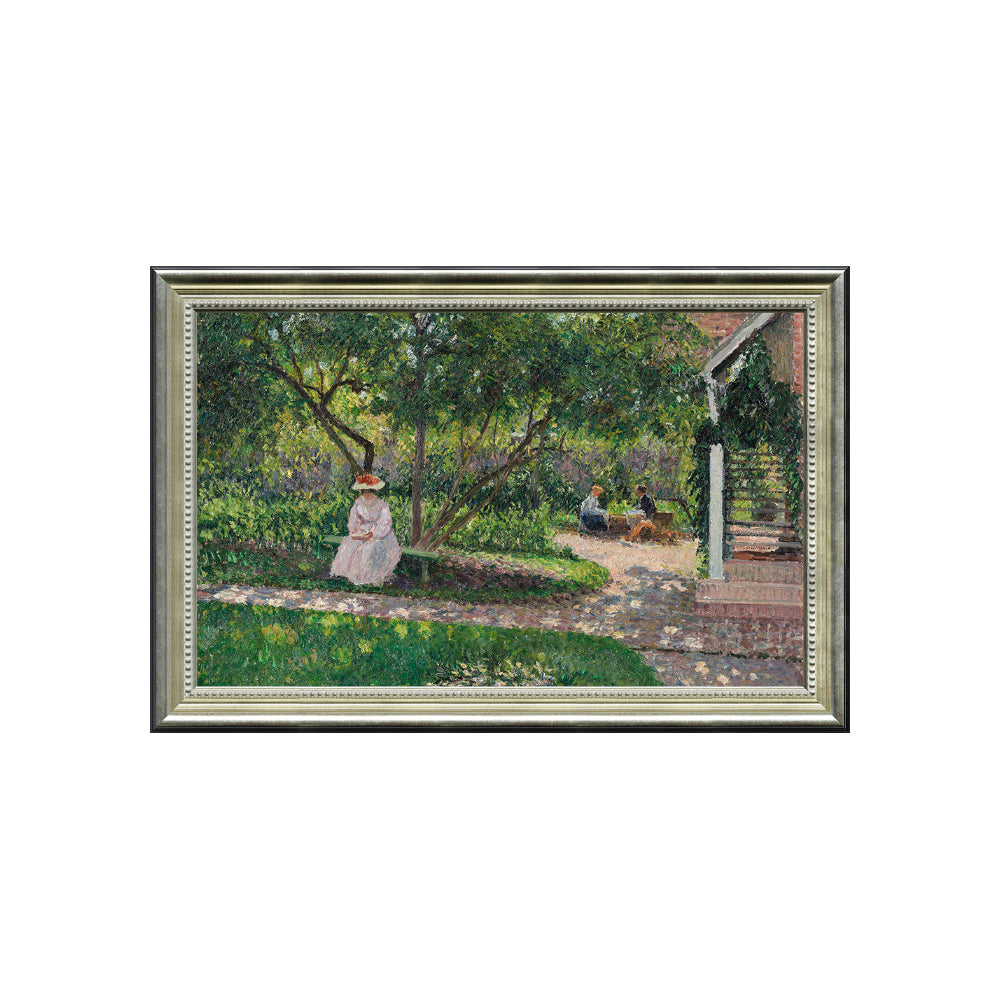 The Garden At Eragny By Camille Pissarro