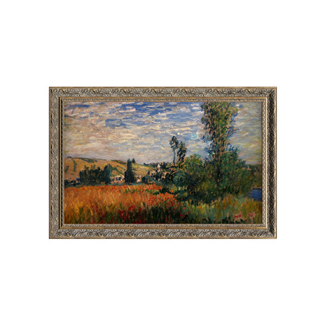 "Weg durch die Mohnfelder, Ile Saint-Martin, Vetheuil,1880" By Claude Monet
