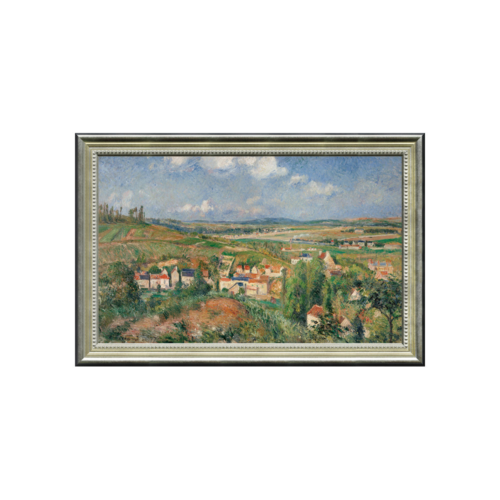 The Village Of Eragny By Camille Pissarro