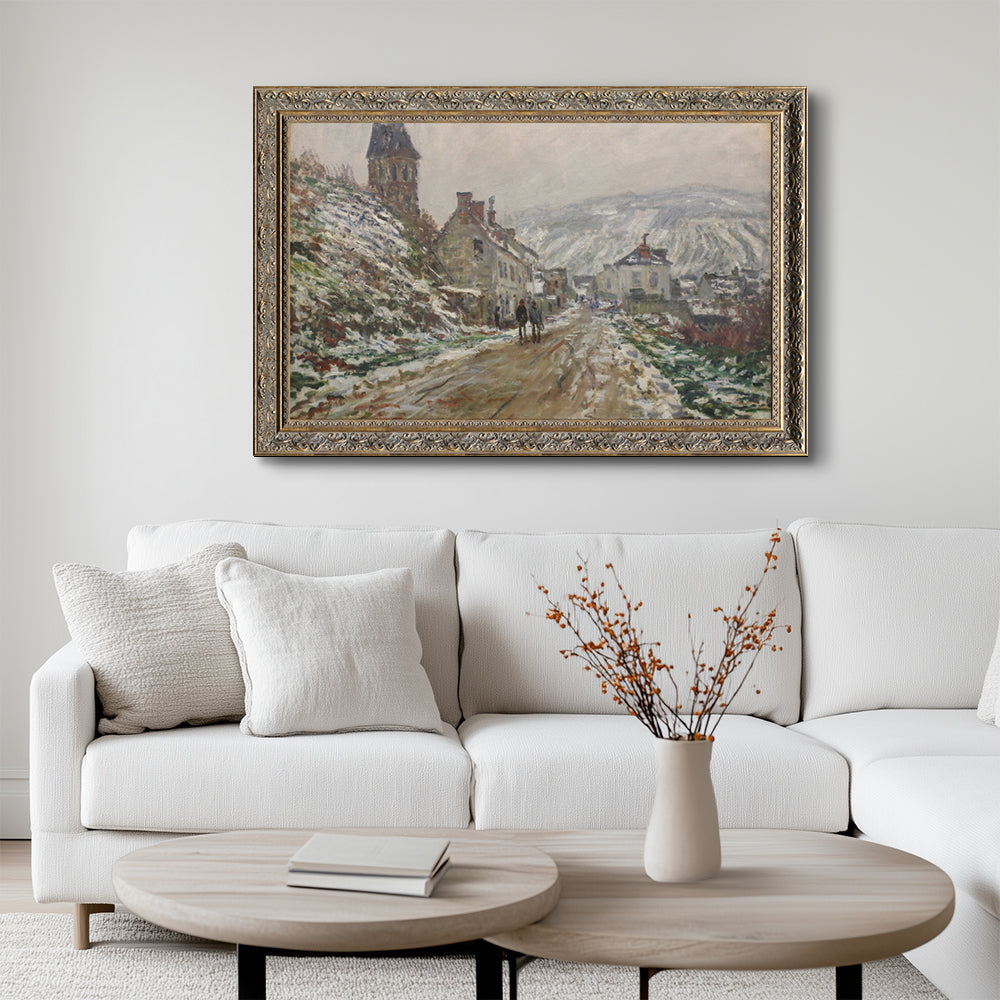 "Village Street, Vétheuil" By Claude Monet