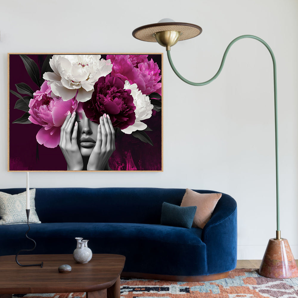 Bold Floral Elegance Canvas Wall Art