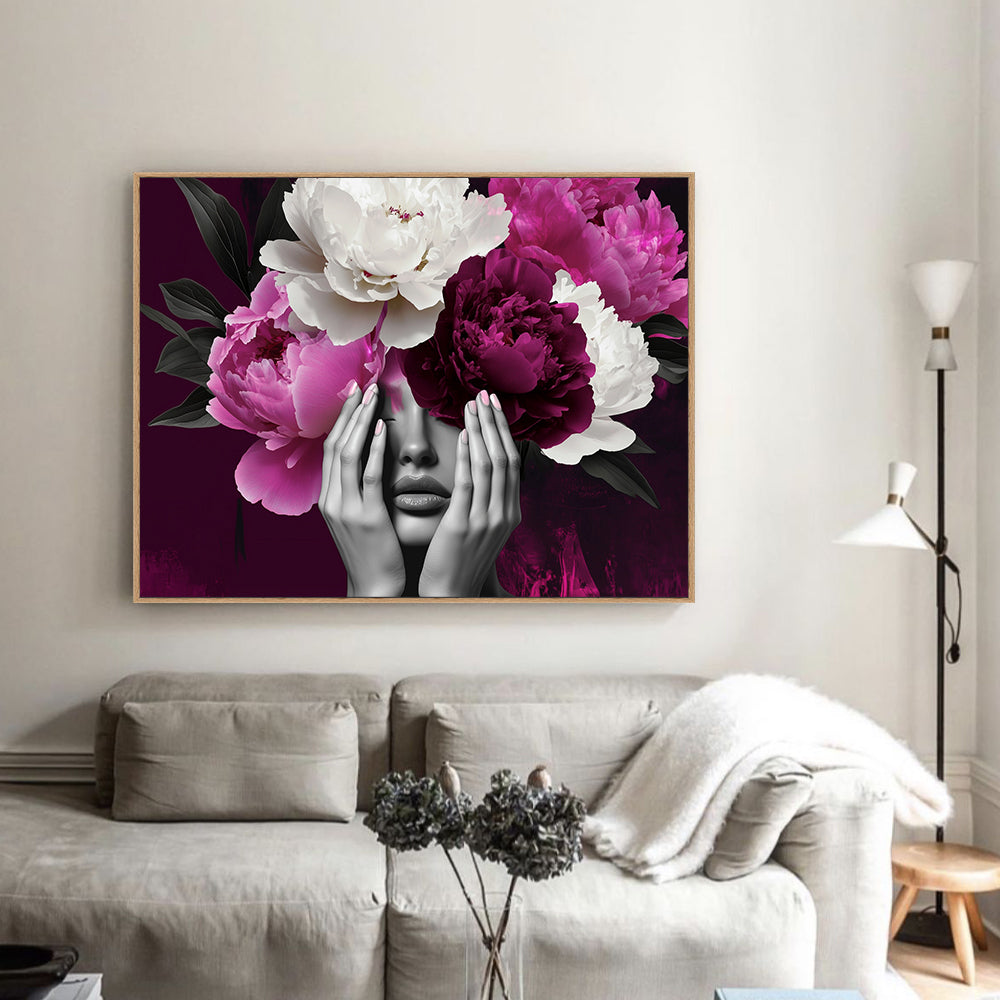Bold Floral Elegance Canvas Wall Art