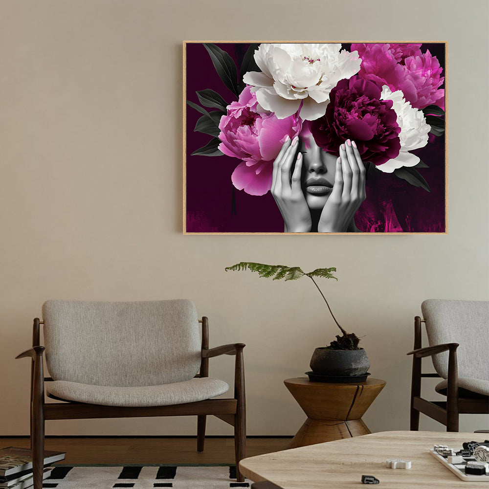 Bold Floral Elegance Canvas Wall Art