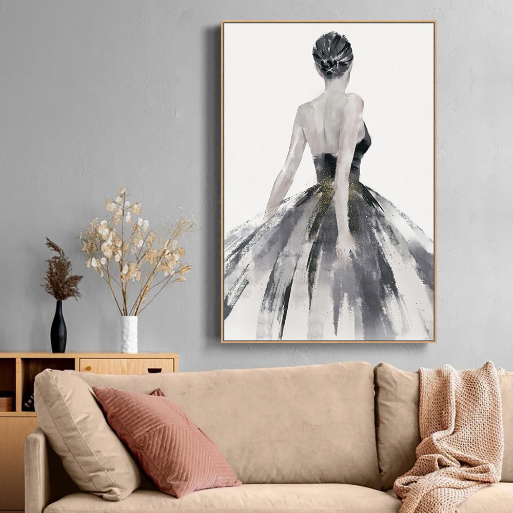 Graceful Elegance Canvas Wall Art