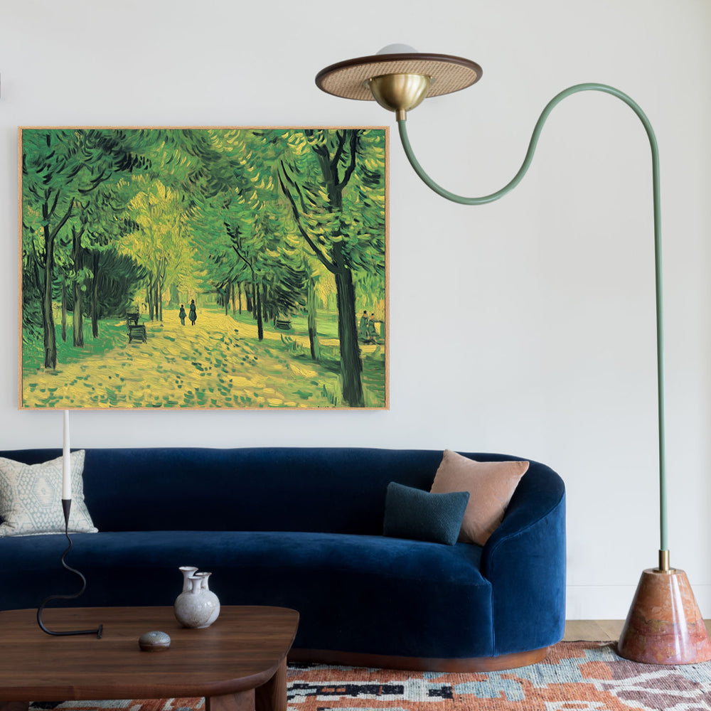 Serene Forest Path Canvas Wall Art