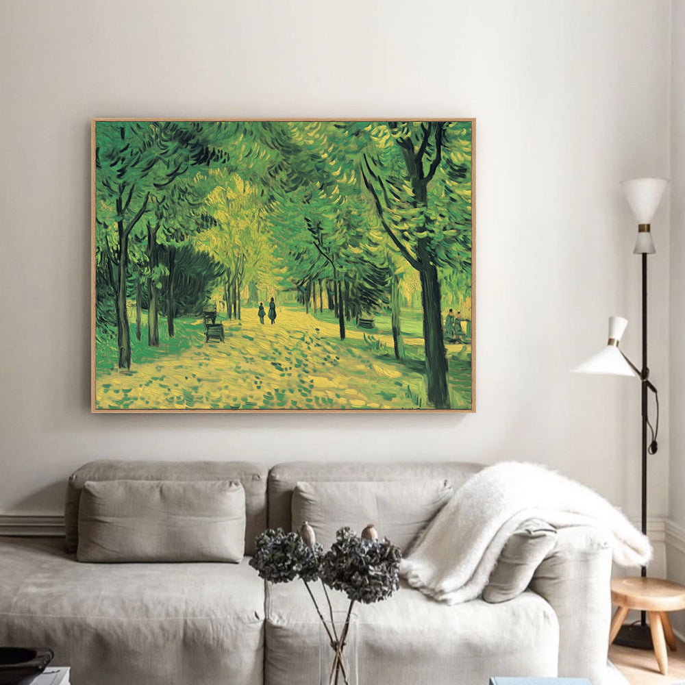 Serene Forest Path Canvas Wall Art