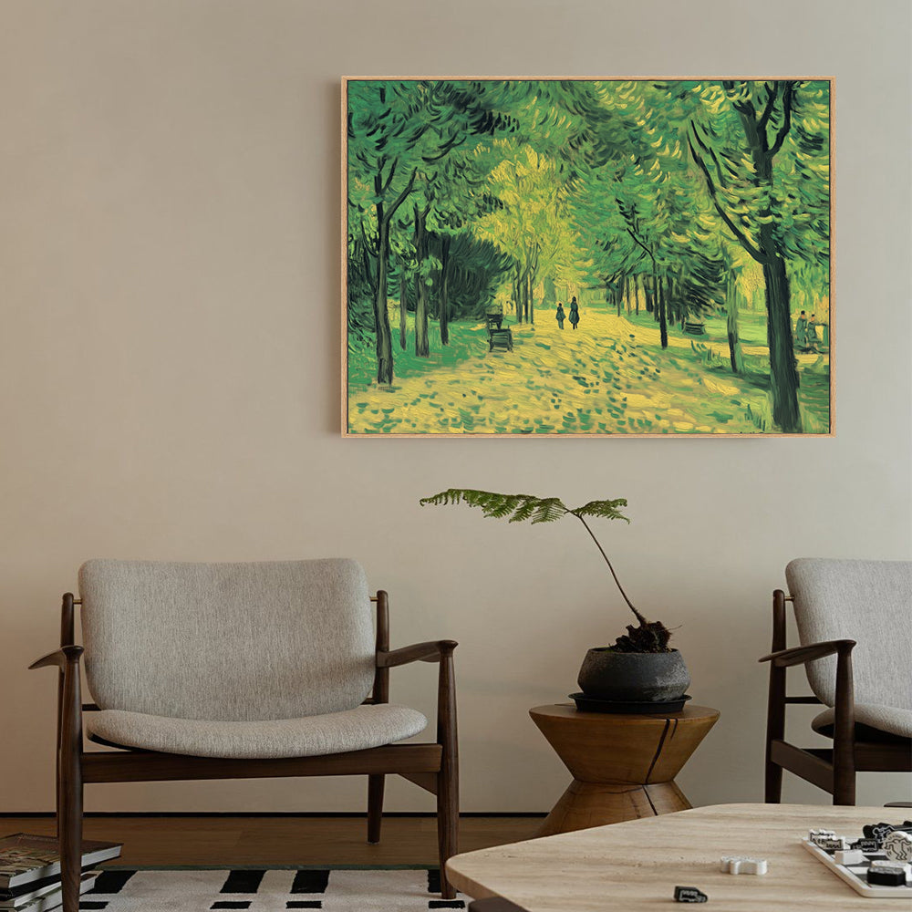 Serene Forest Path Canvas Wall Art