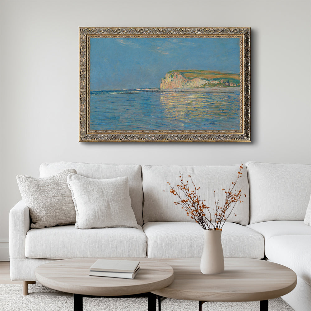 Low Tide at Pourville By Claude Monet