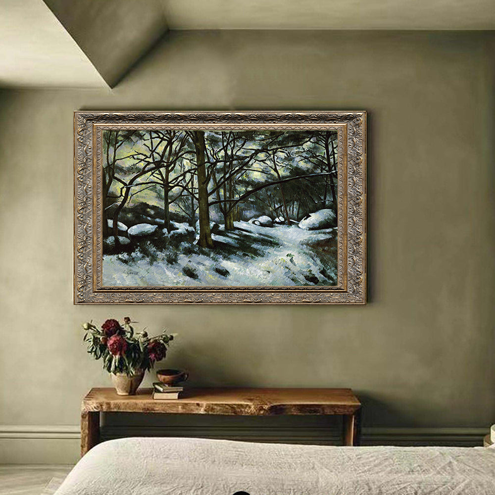 Melting Snow By Paul Cézanne