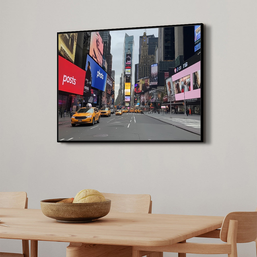 Times Square Energy: Iconic NYC - Canvas Wall Art