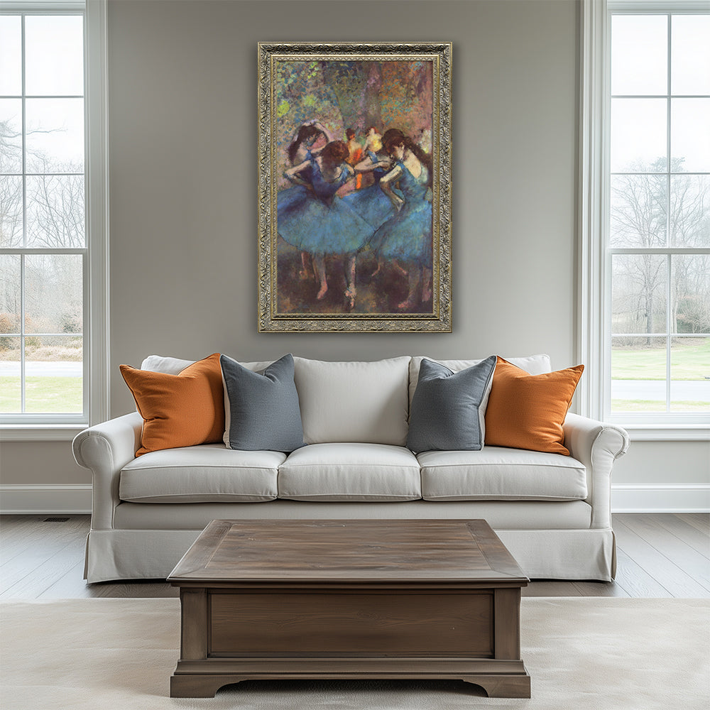 Dancers In Blue By Edgar Degas