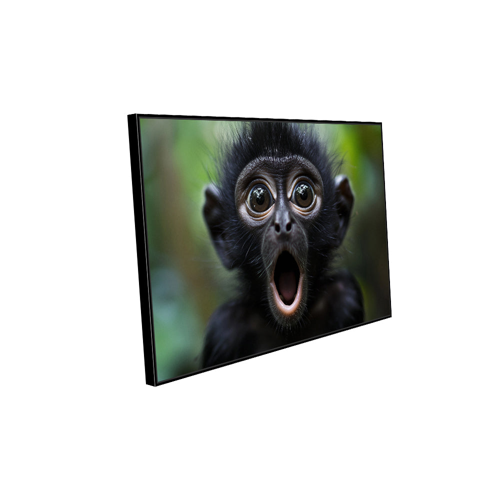 Surprised Monkey: Fun And Whimsical Canvas Wall Art