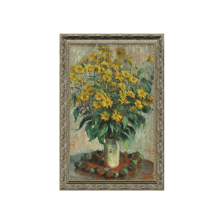 "Jerusalem Artichoke Flowers" By Claude Monet