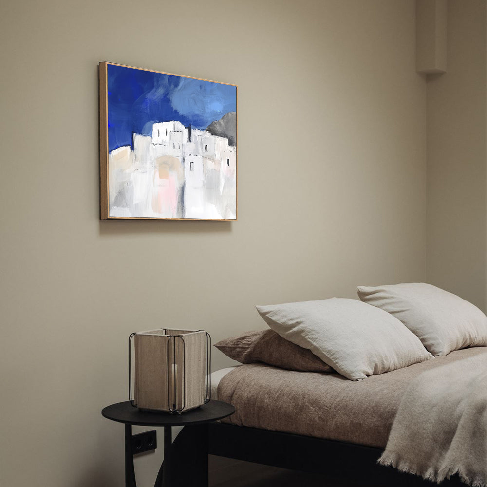 Mediterranean Village Canvas Wall Art