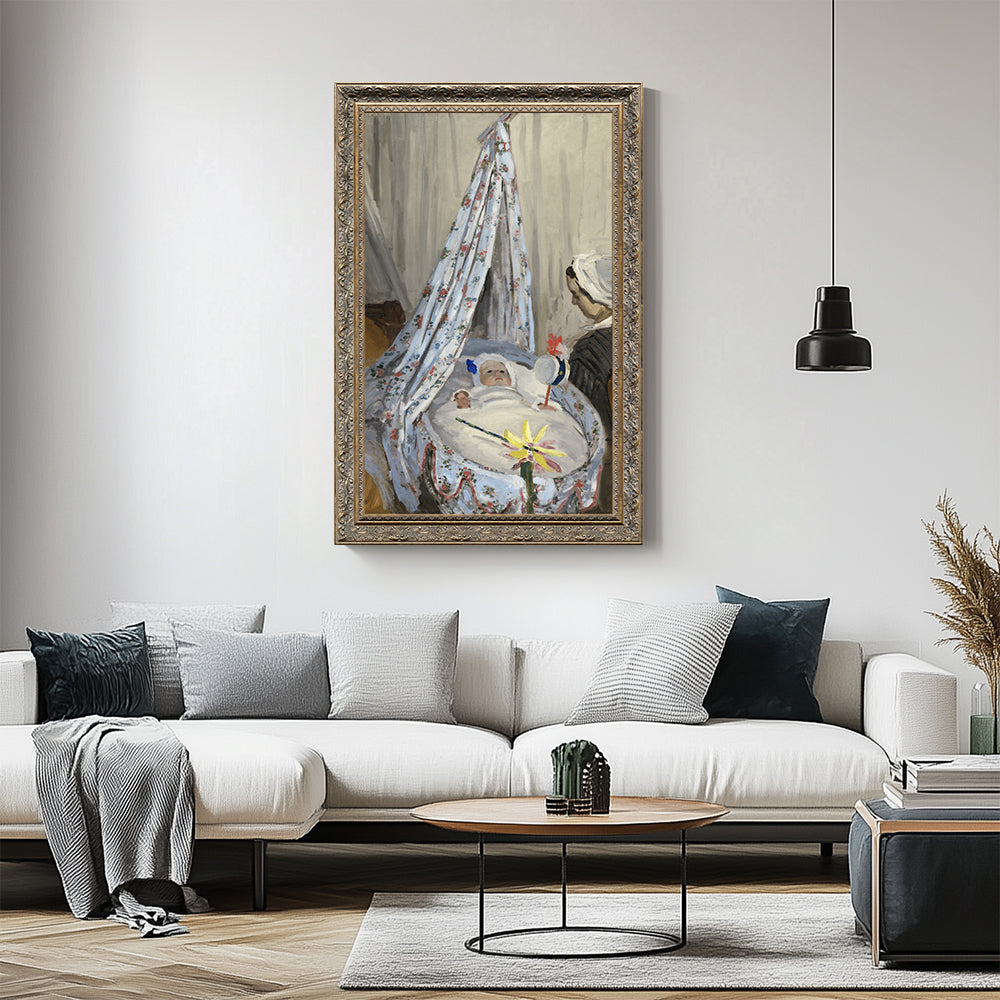 "The Cradle" By Claude Monet