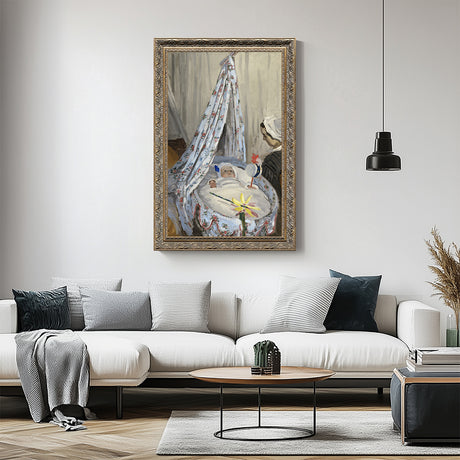 "The Cradle" By Claude Monet