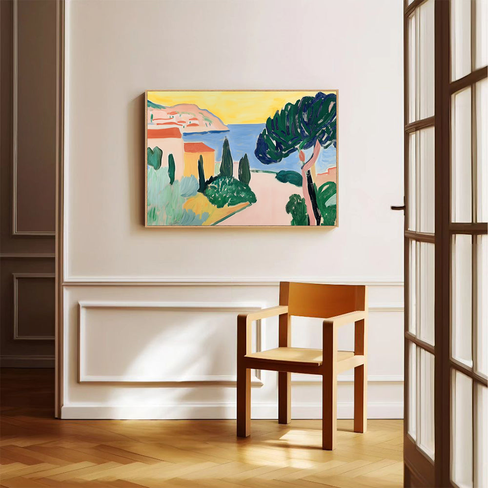 Mediterranean Landscape Canvas Wall Art