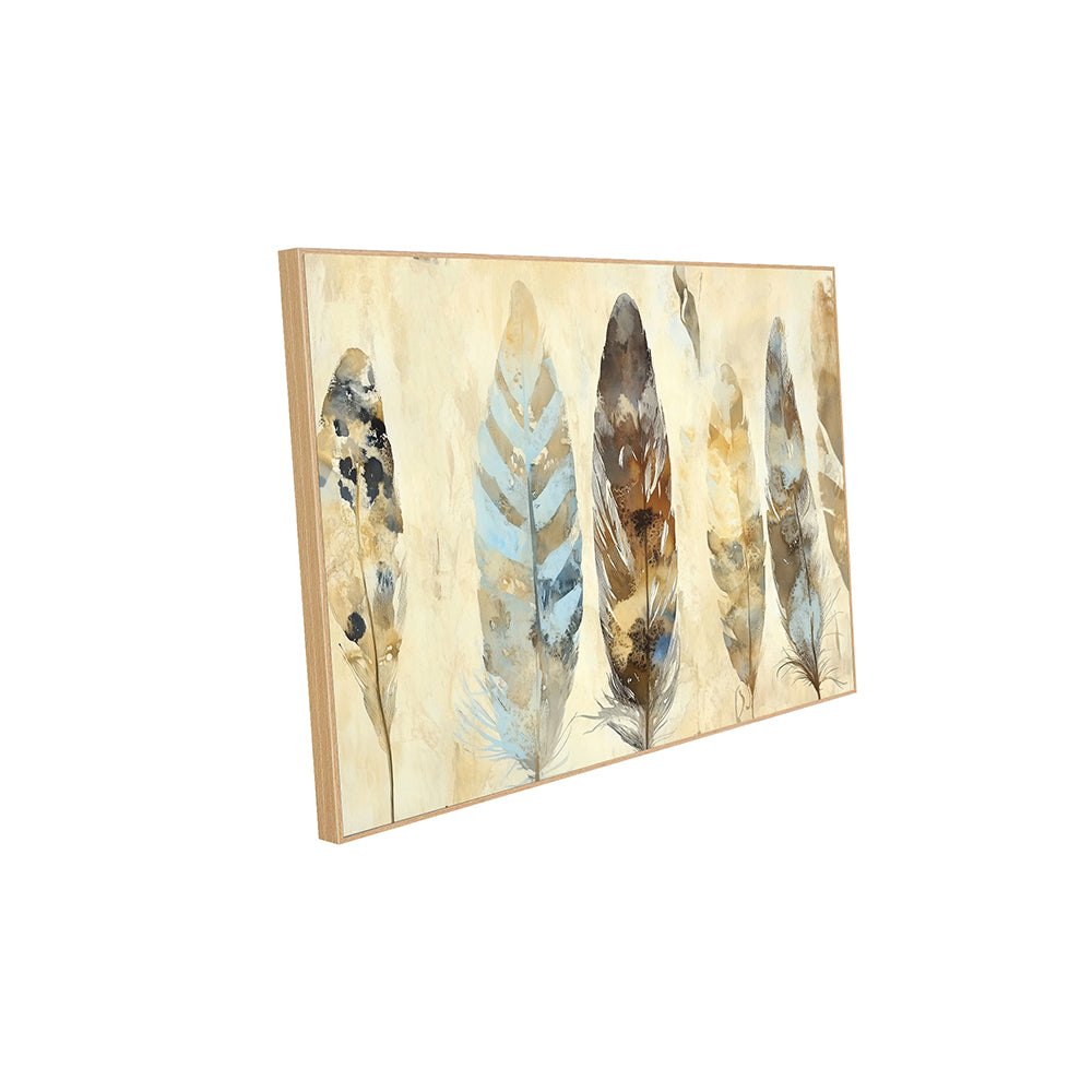 Boho Feather Collection Canvas Wall Art