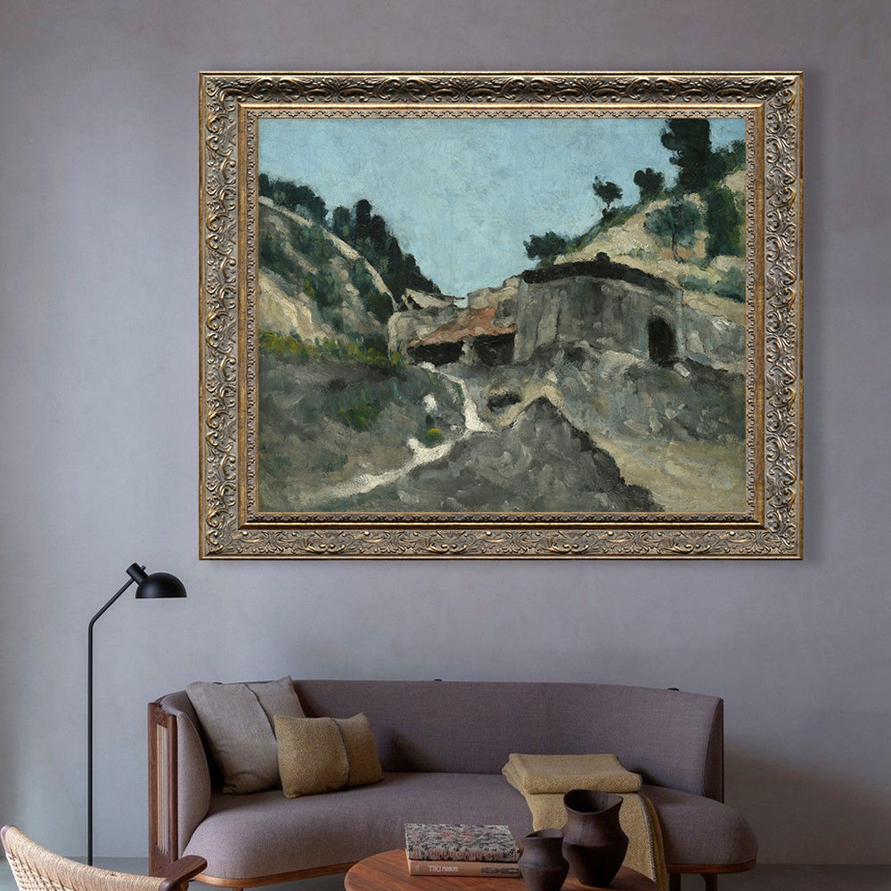 The Quarry By Paul Cézanne