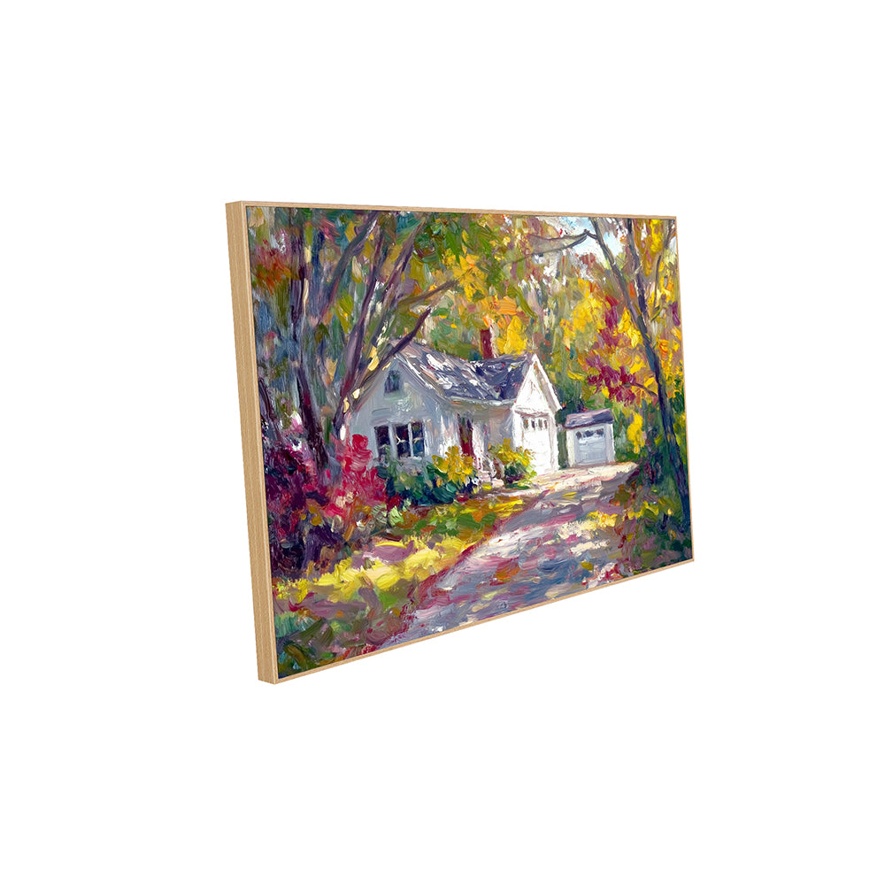 Autumn Serenity Countryside Canvas Wall Art