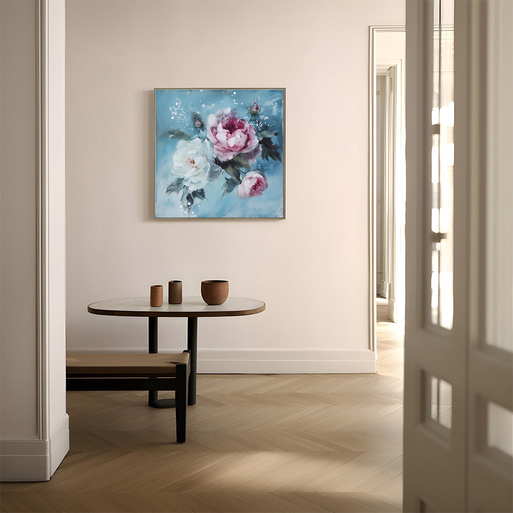 Elegant Floral Bouquet Canvas Wall Art