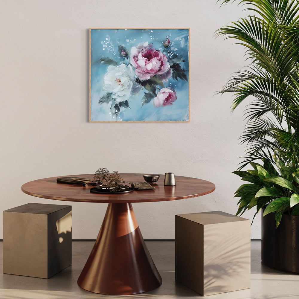 Elegant Floral Bouquet Canvas Wall Art