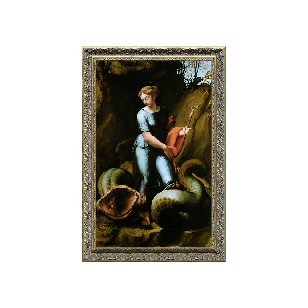 Saint Margaret Of Antioch By Raphael