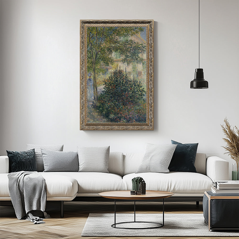 Camille Monet In The Garden By Claude Monet