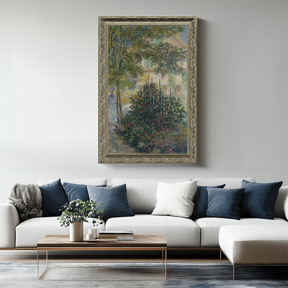 Camille Monet In The Garden By Claude Monet