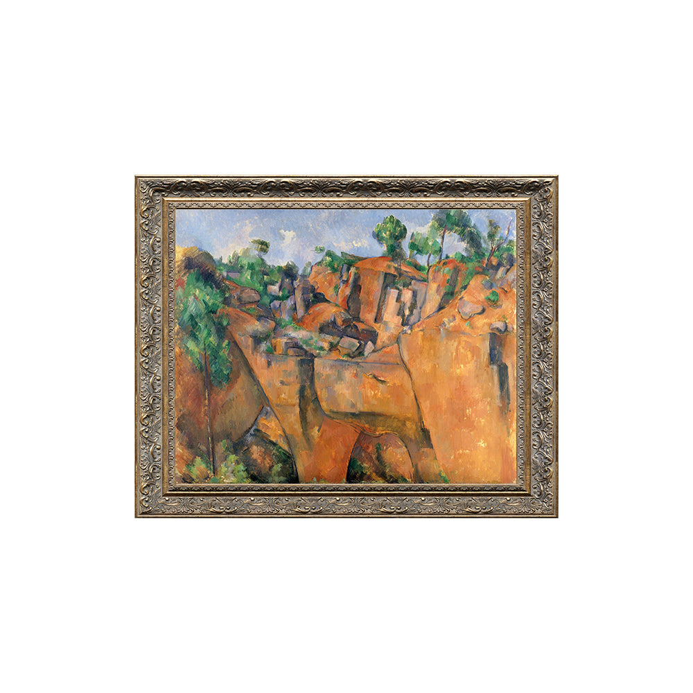The Quarry At Bibémus By Paul Cézanne