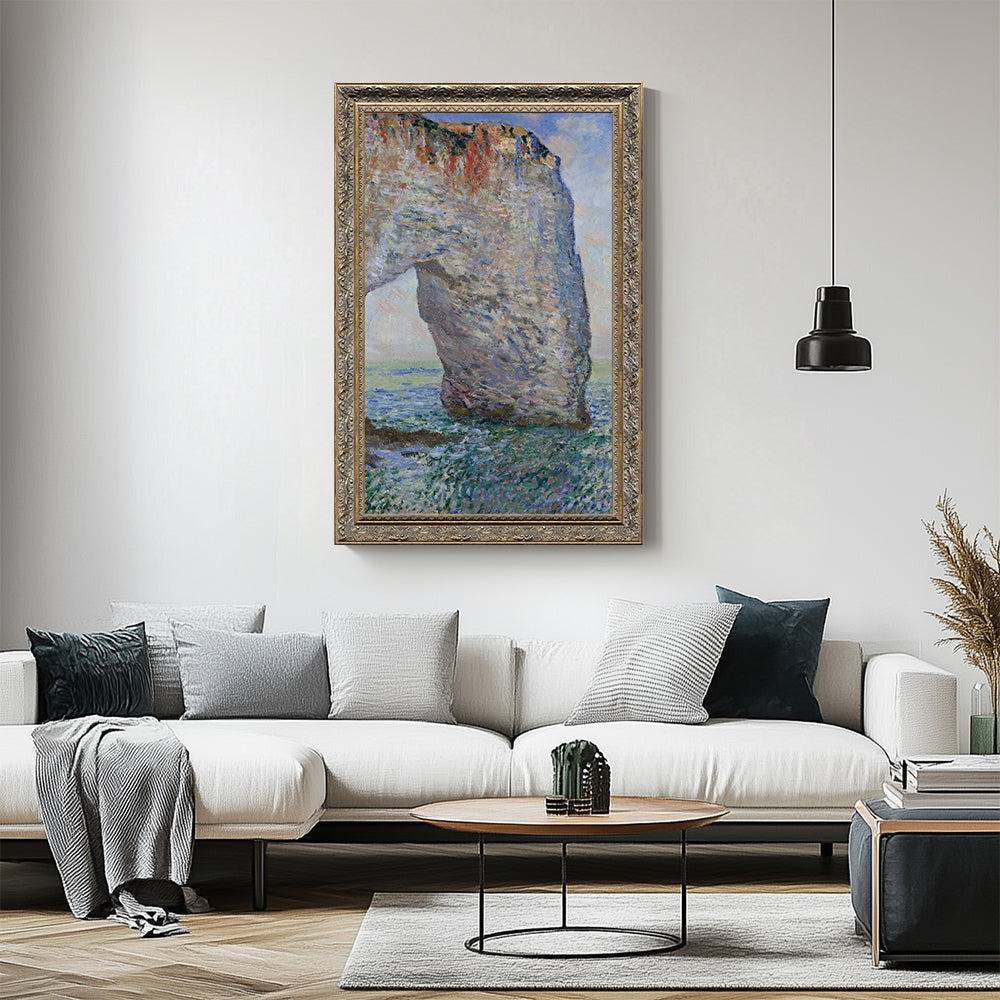 The Manneporte At Étretat By Claude Monet