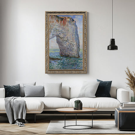 The Manneporte At Étretat By Claude Monet