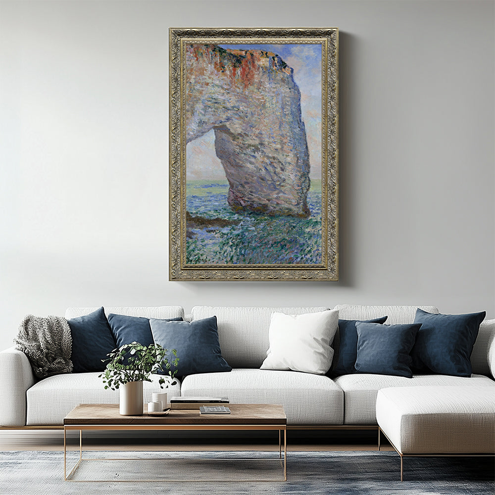 The Manneporte At Étretat By Claude Monet