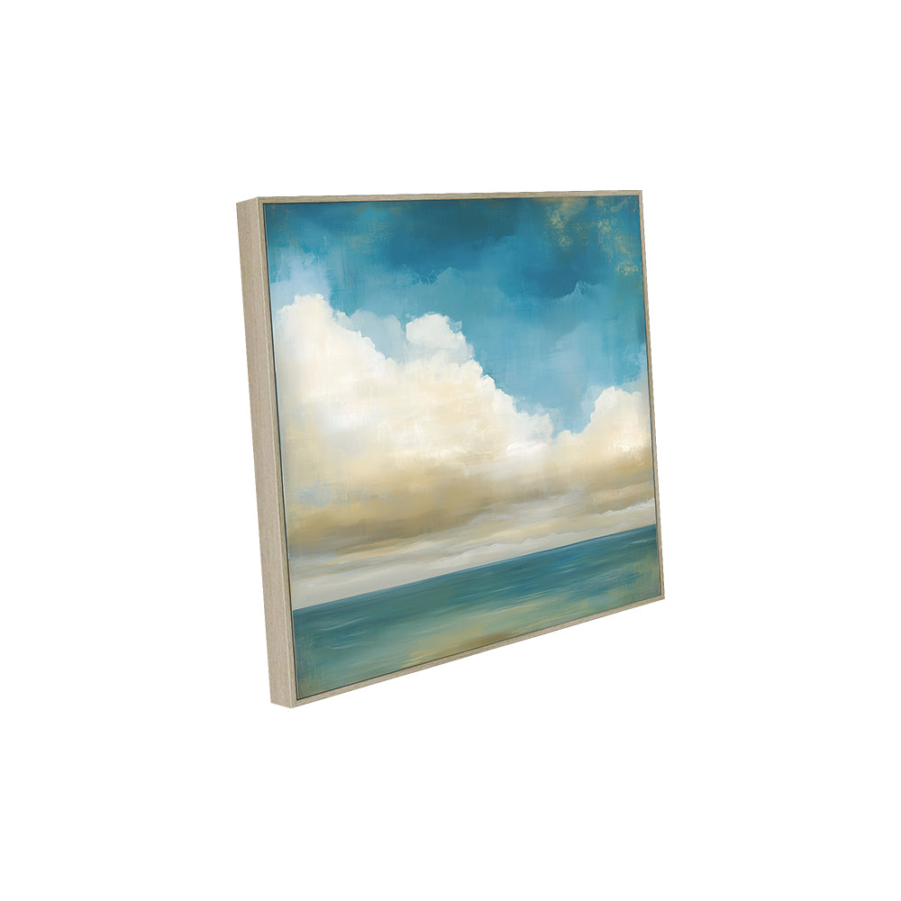 Serene Ocean Horizon Canvas Wall Art