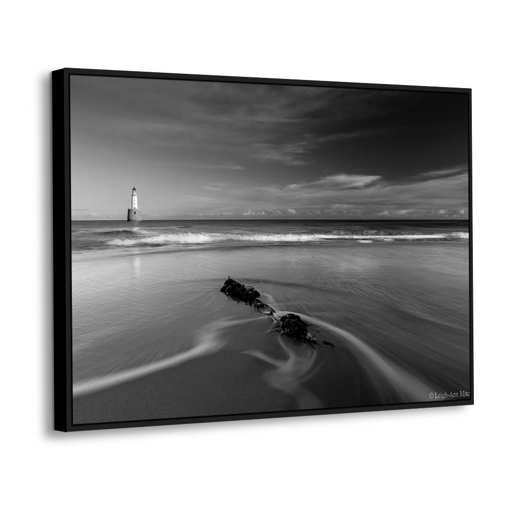 Lighthouse On The Shoreline Canvas Wall Art