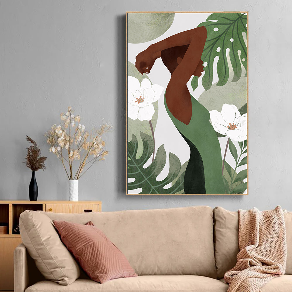 Modern Botanical Canvas Wall Art