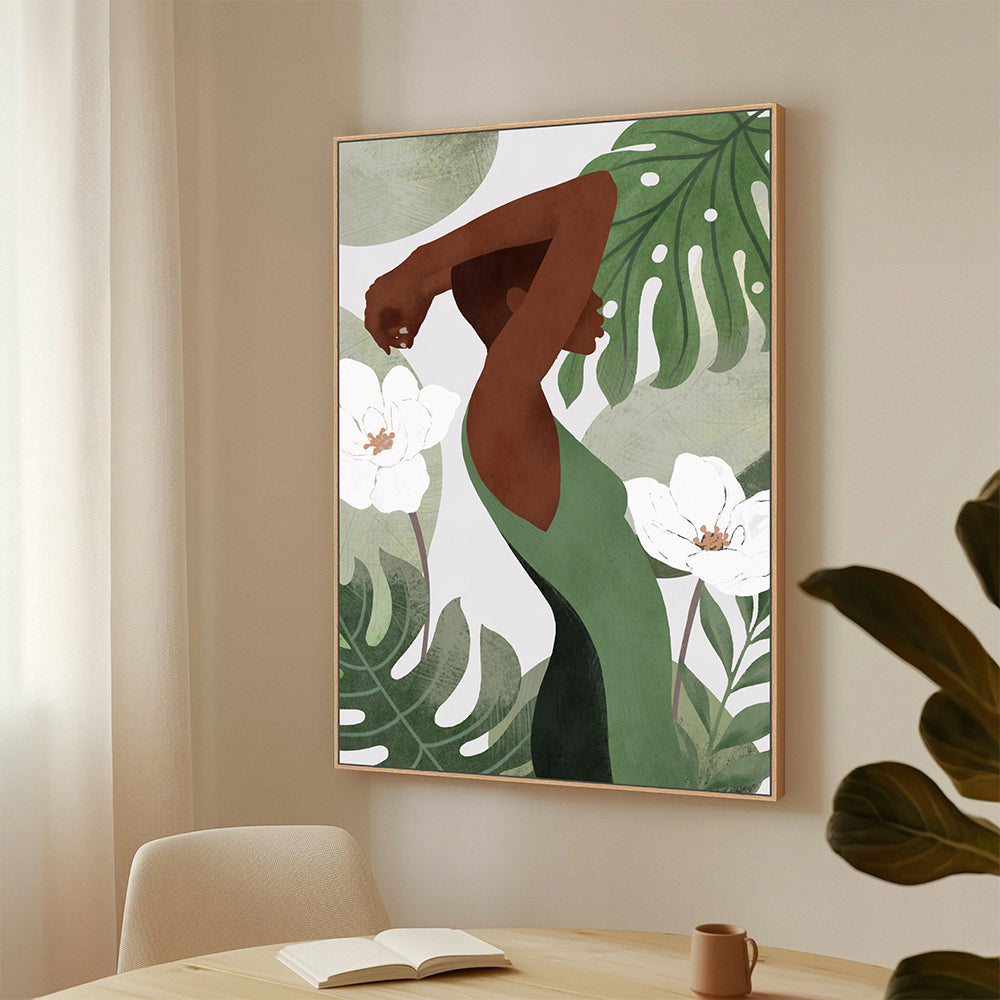 Modern Botanical Canvas Wall Art