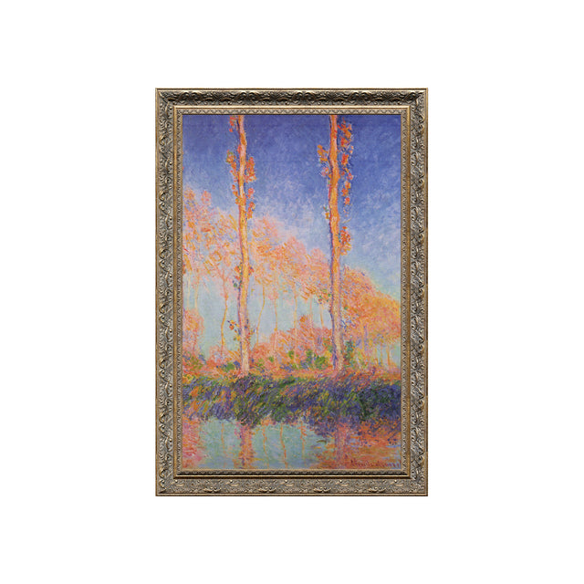 Poplars At Giverny By Claude Monet