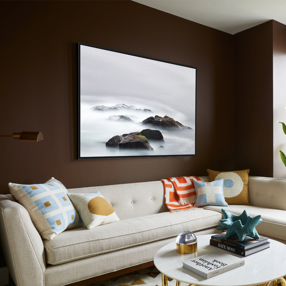 Serene Ocean Rocks Canvas Wall Art